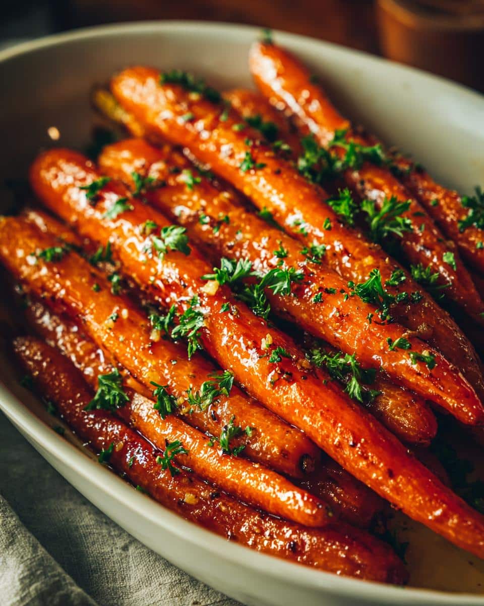 Honey Glazed Carrots - detail 2
