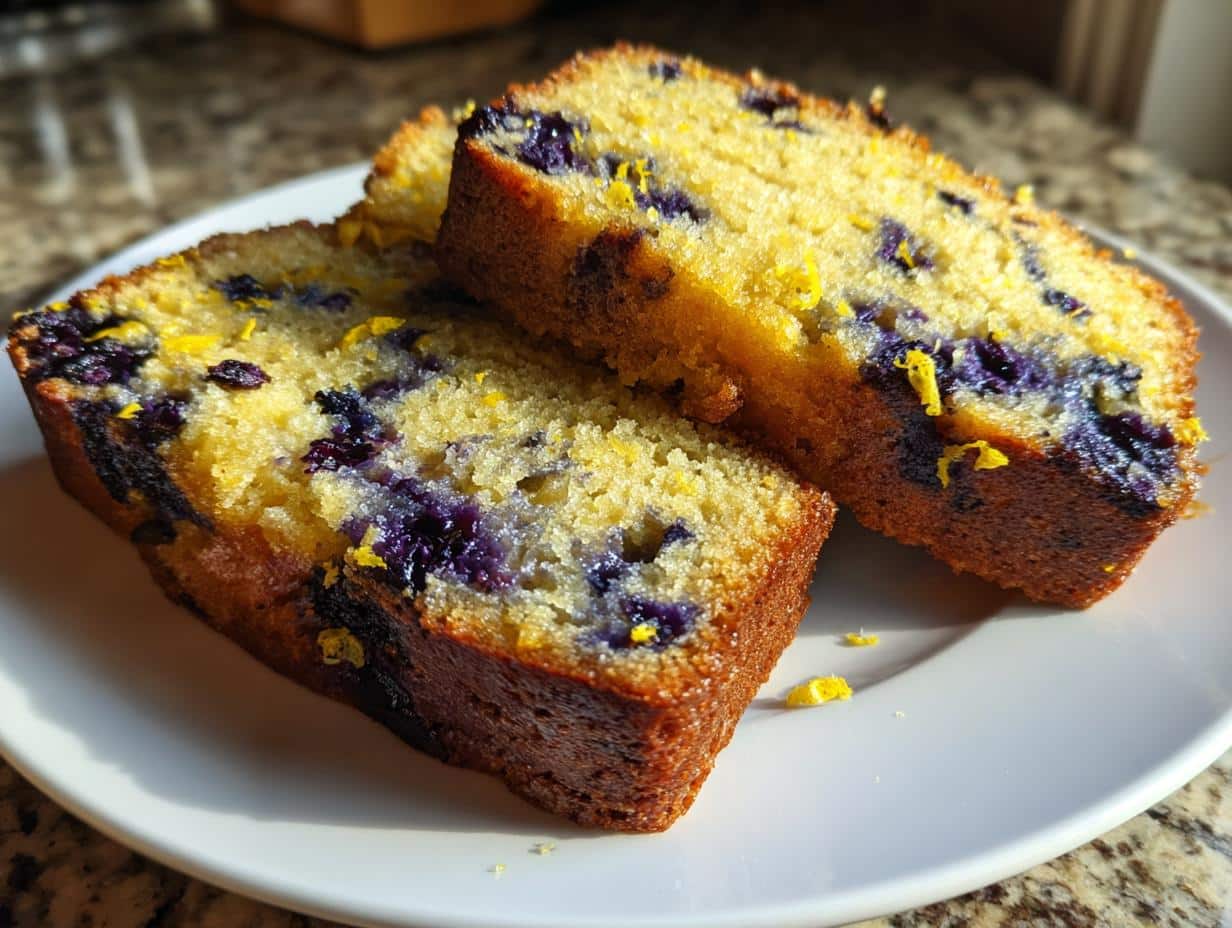 Lemon Blueberry Banana Bread