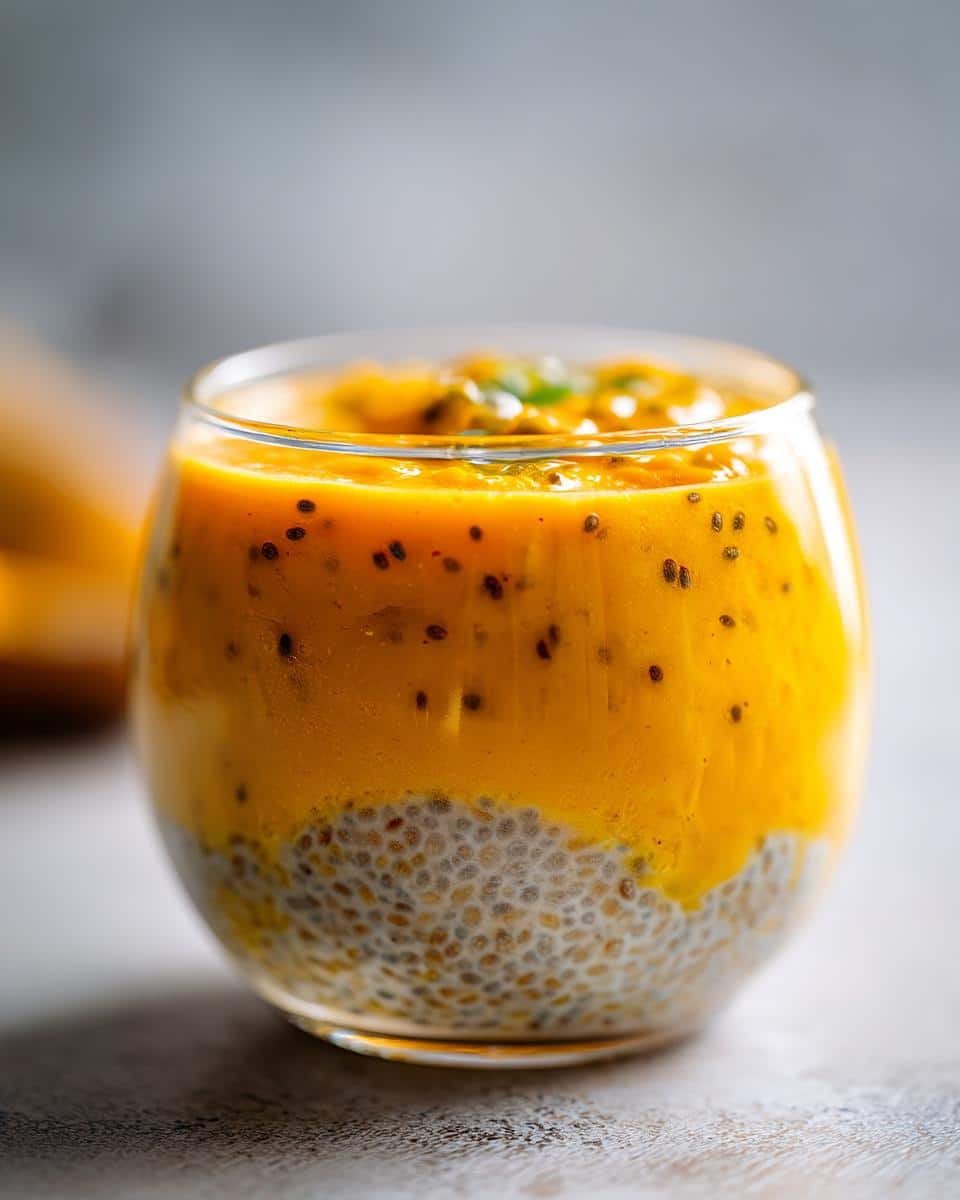 Creamy Mango Chia Pudding: A 5-Ingredient Breakfast Triumph 6 Mango Chia Pudding - detail 2