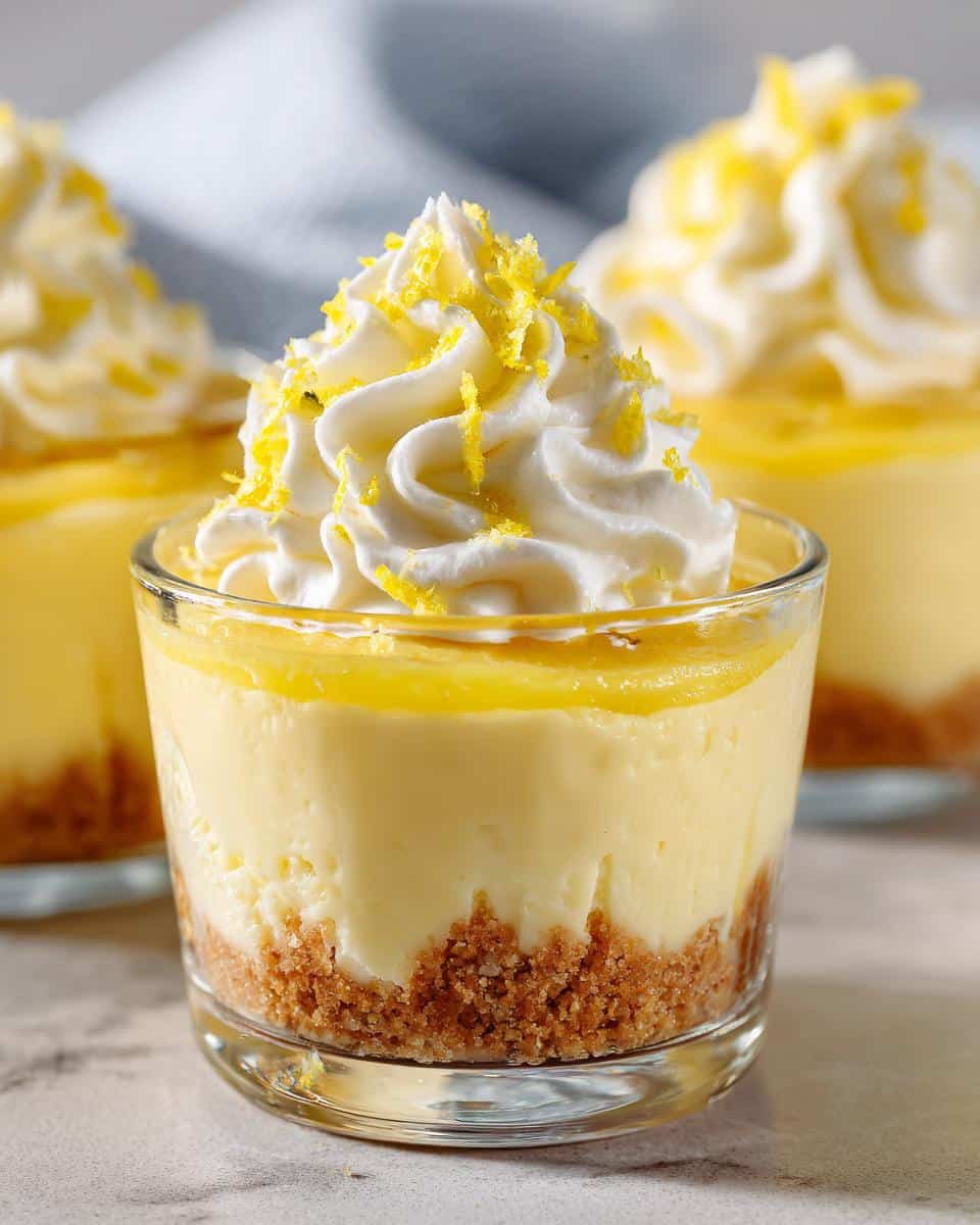 5-Minute No Bake Lemon Cheesecake Cups That Wow 3 No Bake Lemon Cheesecake Cups - detail 1