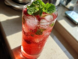 Home 8 Raspberry Lemonade Mocktail