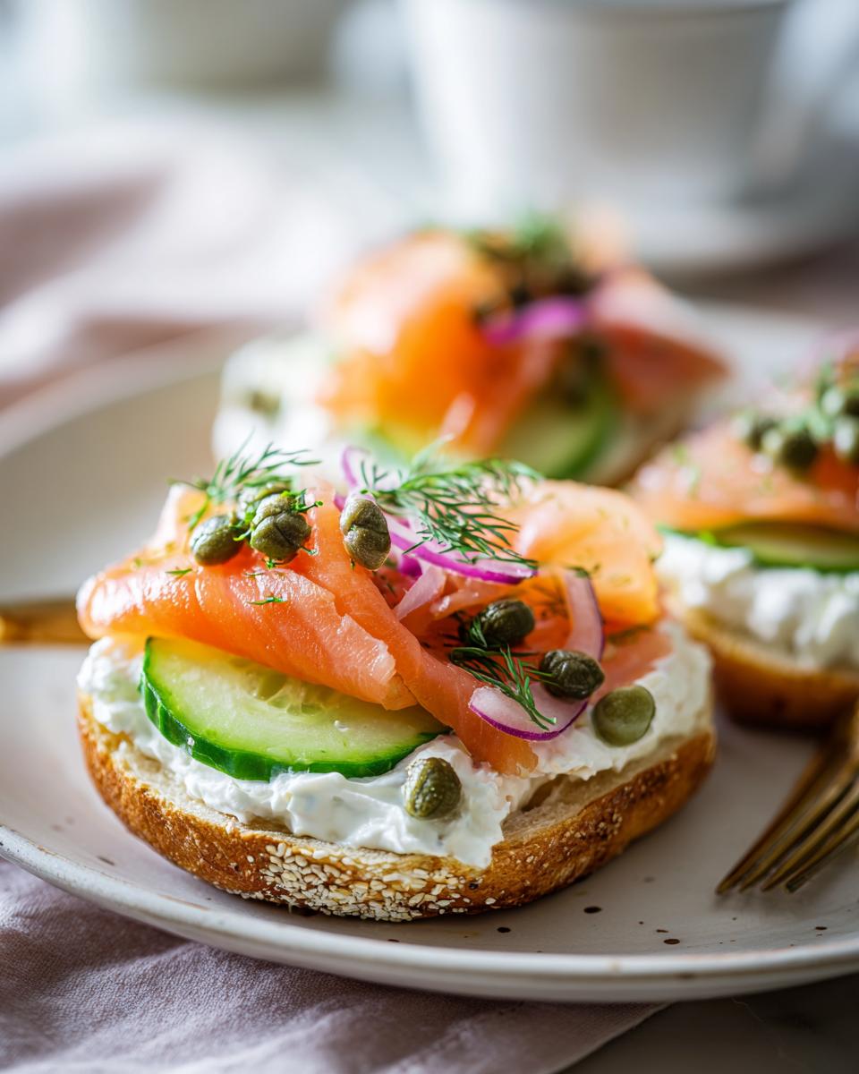 Smoked Salmon Bagel Board - detail 1