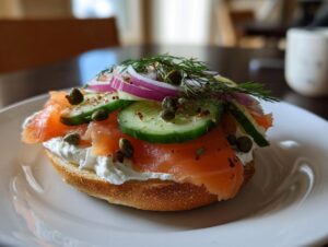 Smoked Salmon Bagel Board