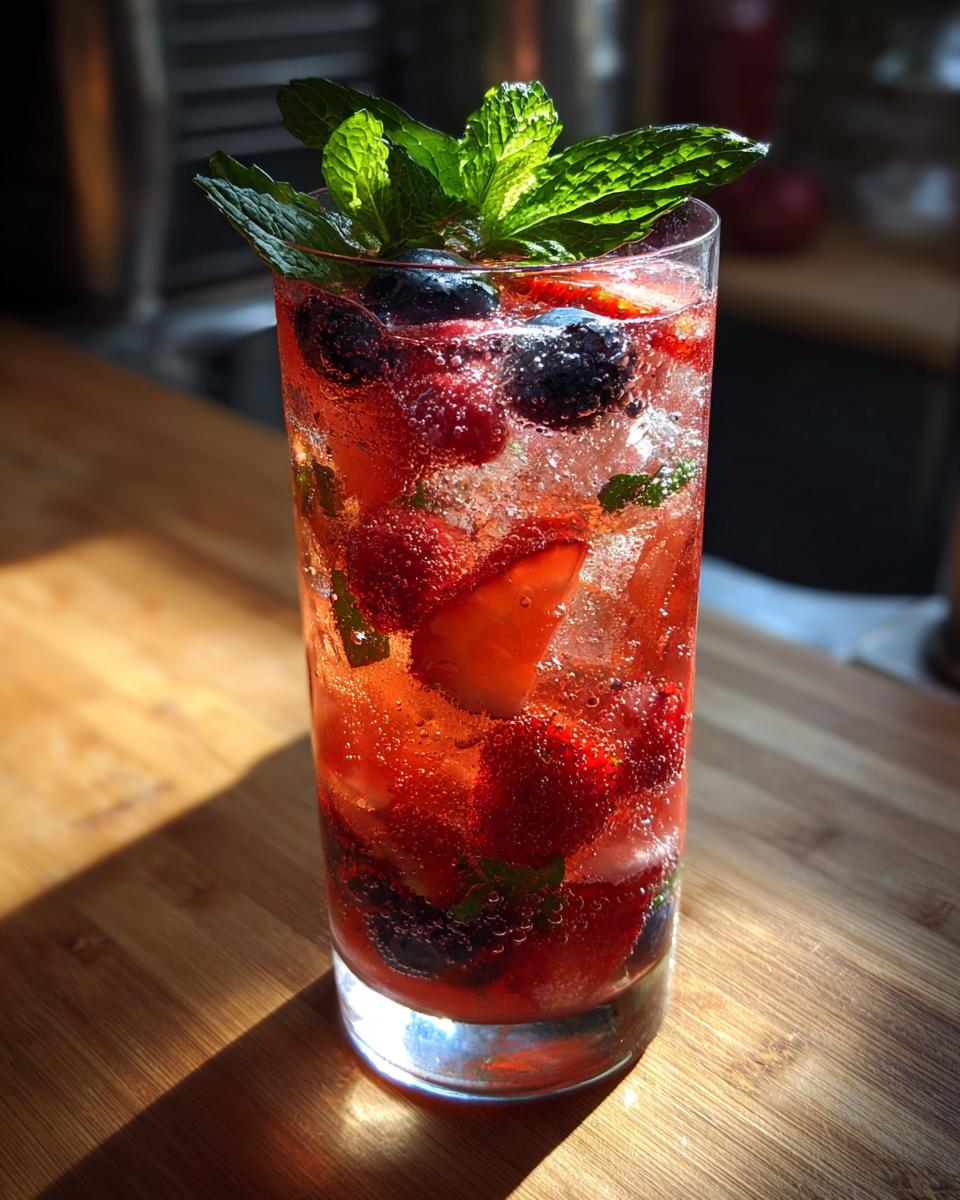 Sparkling Berry Mocktail - detail 1