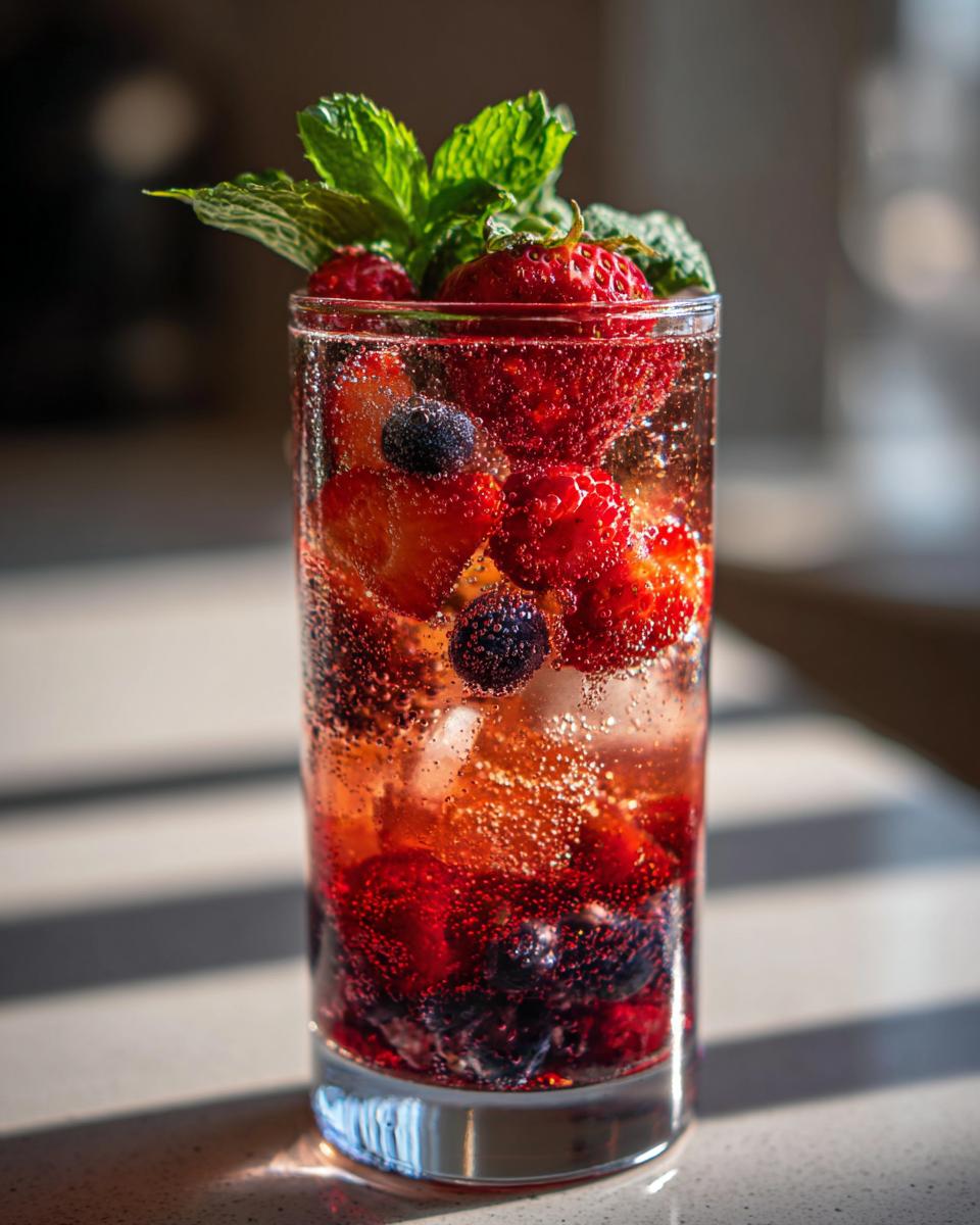 Sparkling Berry Mocktail - detail 2