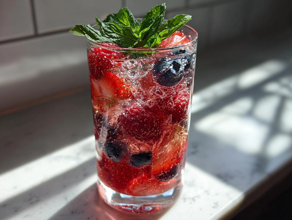 Sparkling Berry Mocktail