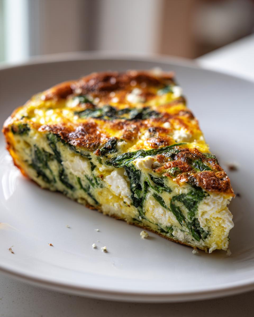 Spinach Feta Breakfast Casserole - detail 1