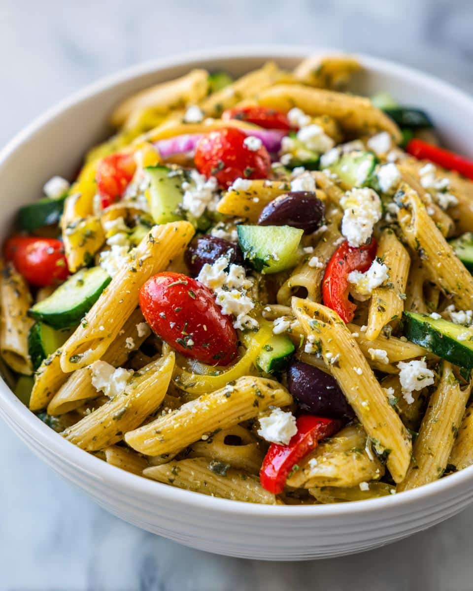 Spring Garden Pasta Salad - detail 2