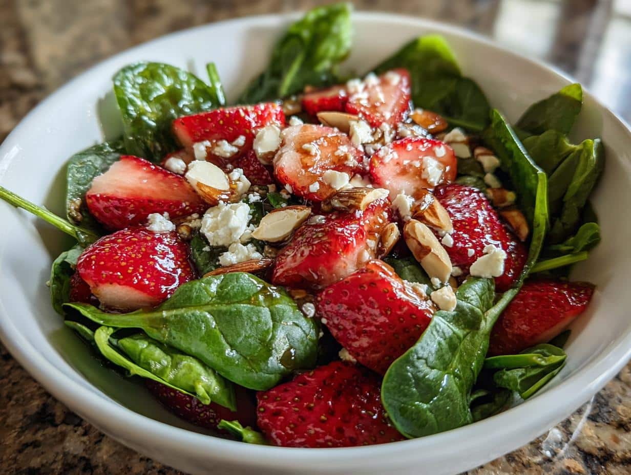 Strawberry Spinach Salad