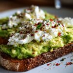 Avocado Cottage Cheese Toast
