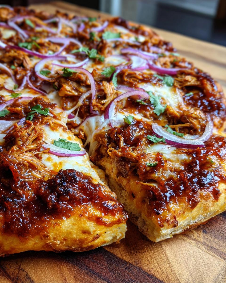 Irresistible BBQ Chicken Pizza Recipe in Just 25 Minutes 4 BBQ Chicken Pizza - detail 1