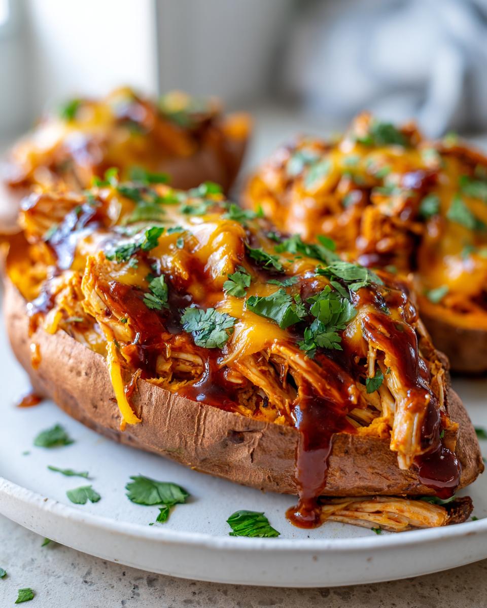 BBQ Chicken Stuffed Sweet Potatoes - detail 1