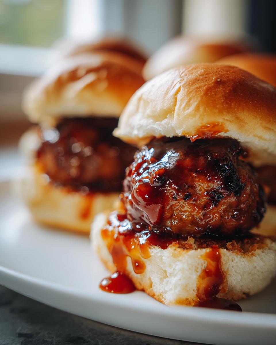 BBQ Meatball Sliders - detail 2