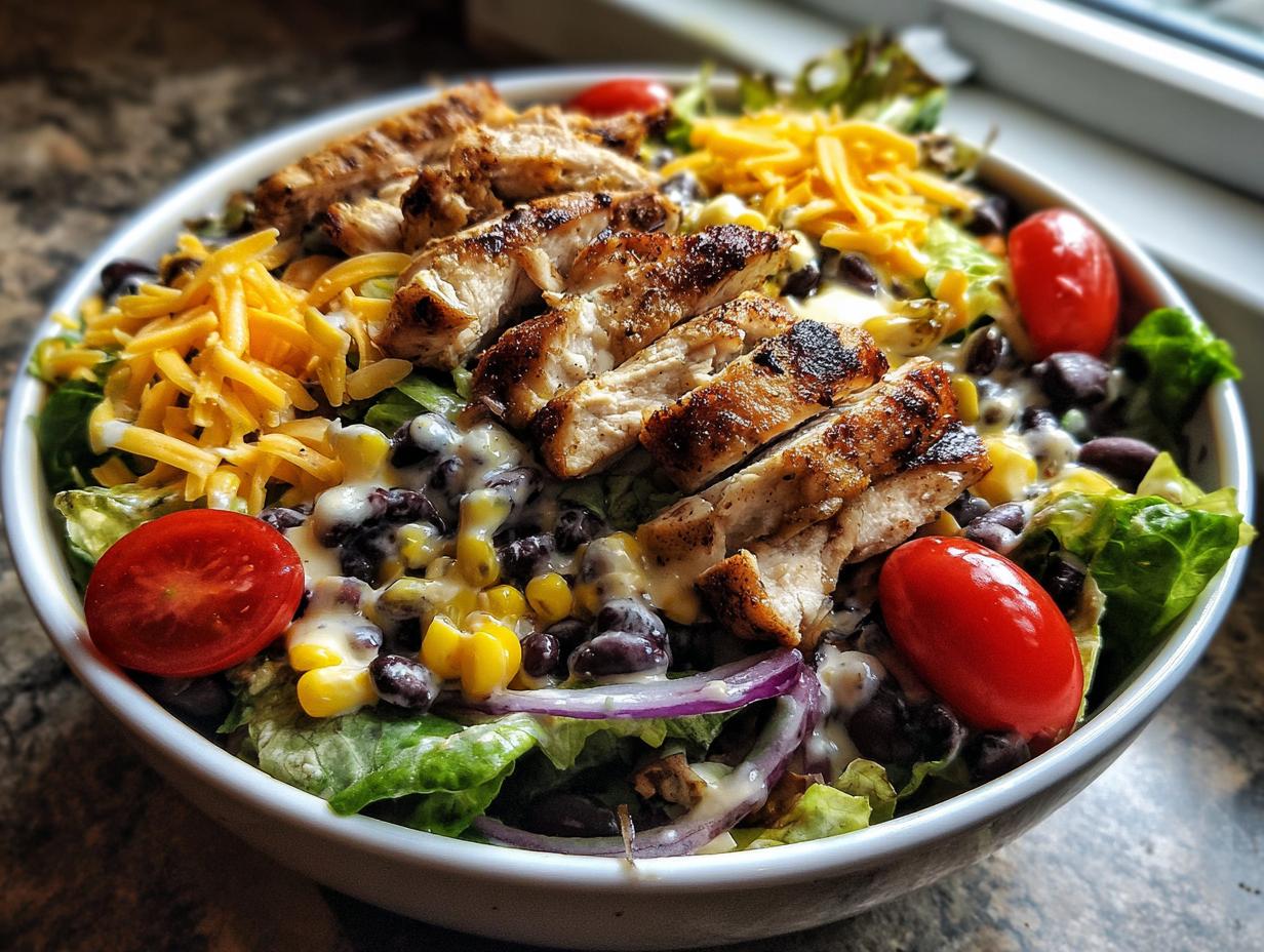 BBQ Ranch Chicken Salad