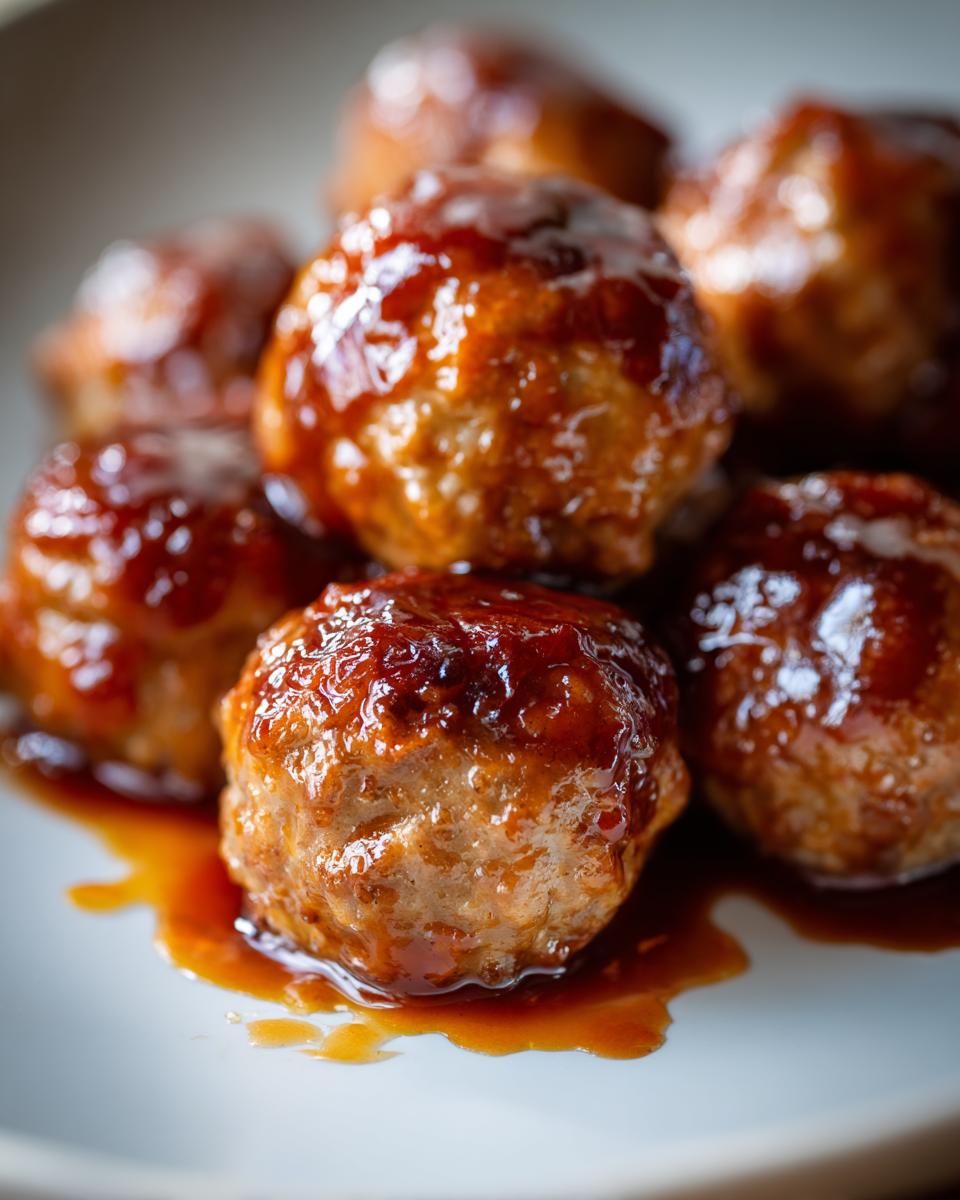 Juicy BBQ Turkey Meatballs Recipe Ready in 40 Minutes 4 BBQ Turkey Meatballs - detail 1