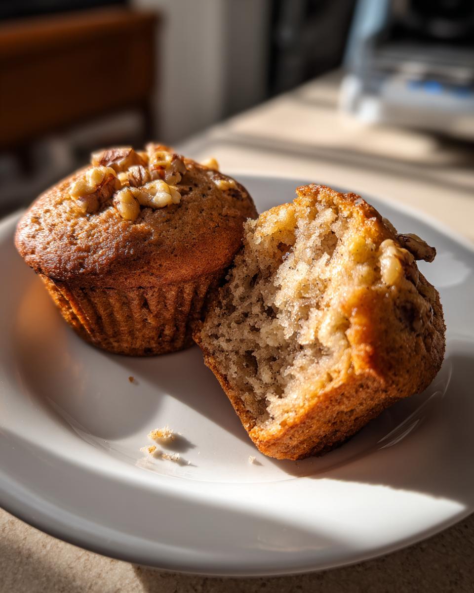 Banana Nut Muffins - detail 2