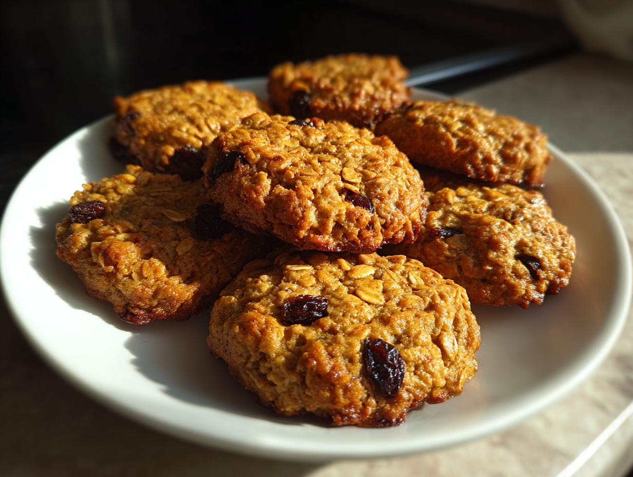 Banana Oat Breakfast Cookies