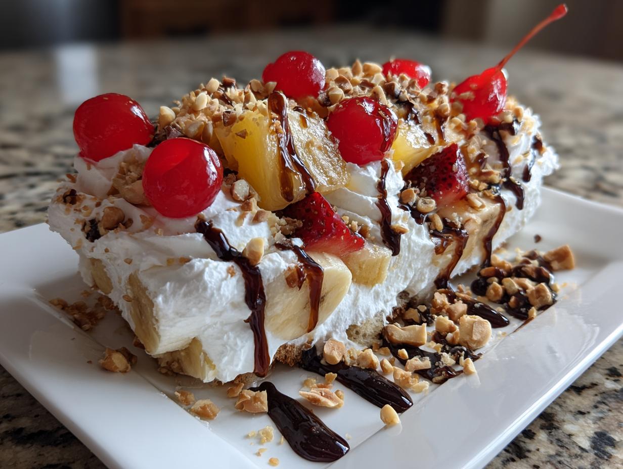 Banana Split Dessert