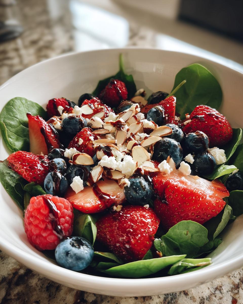 Berry Spinach Salad - detail 1