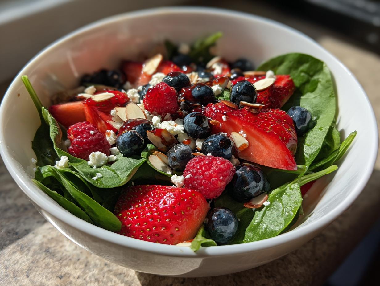 Berry Spinach Salad