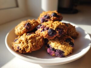 Blueberry Breakfast Cookies