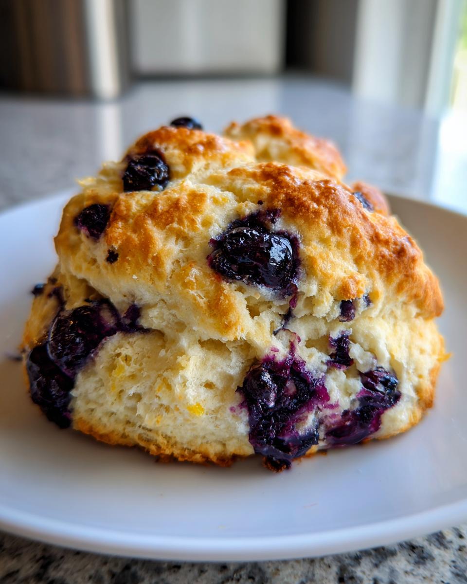 Blueberry Lemon Scones - detail 1