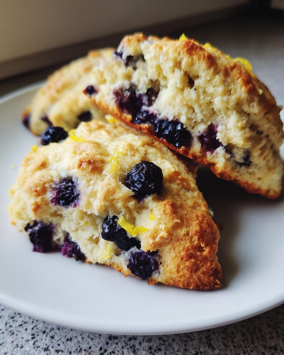 Blueberry Lemon Scones - detail 2