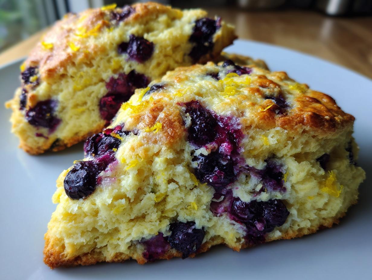 Blueberry Lemon Scones