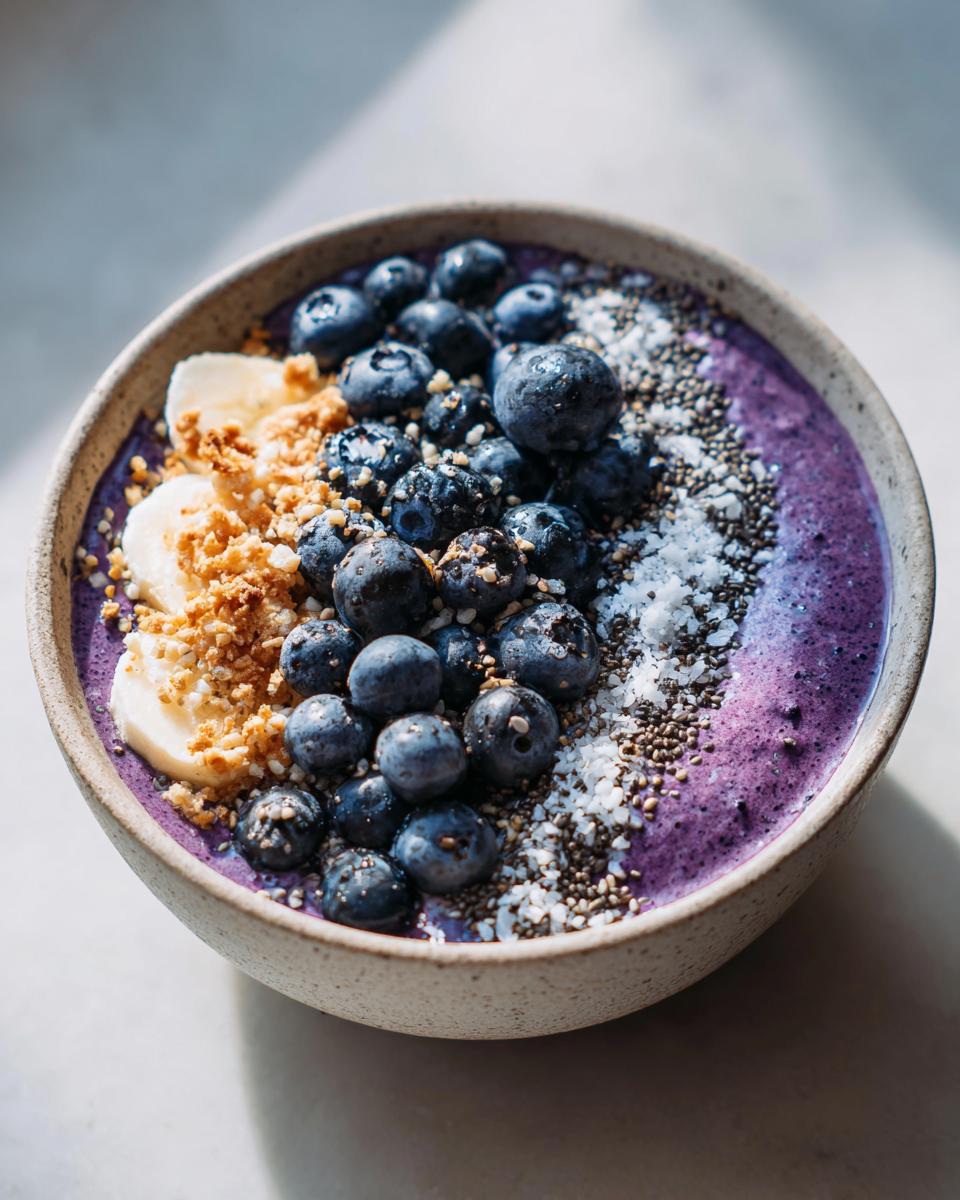 Blueberry Smoothie Bowl - detail 1