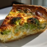 Broccoli Cheddar Quiche