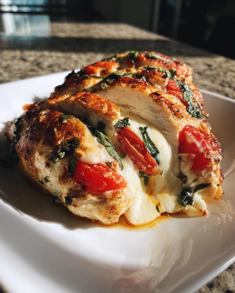 Caprese Stuffed Chicken - detail 2