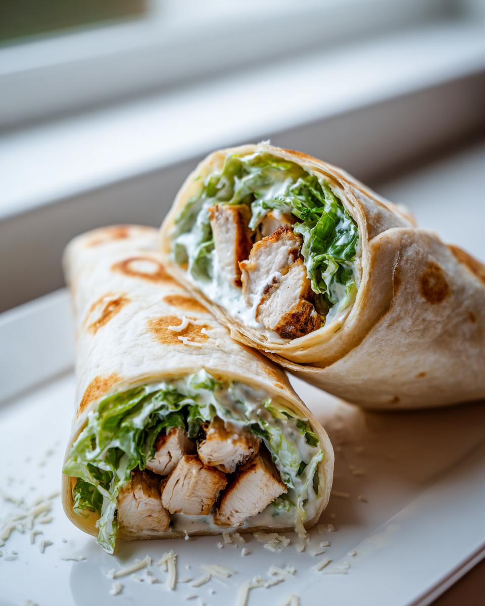 Chicken Caesar Wraps - detail 2