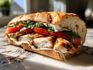 Chicken Caprese Sandwich