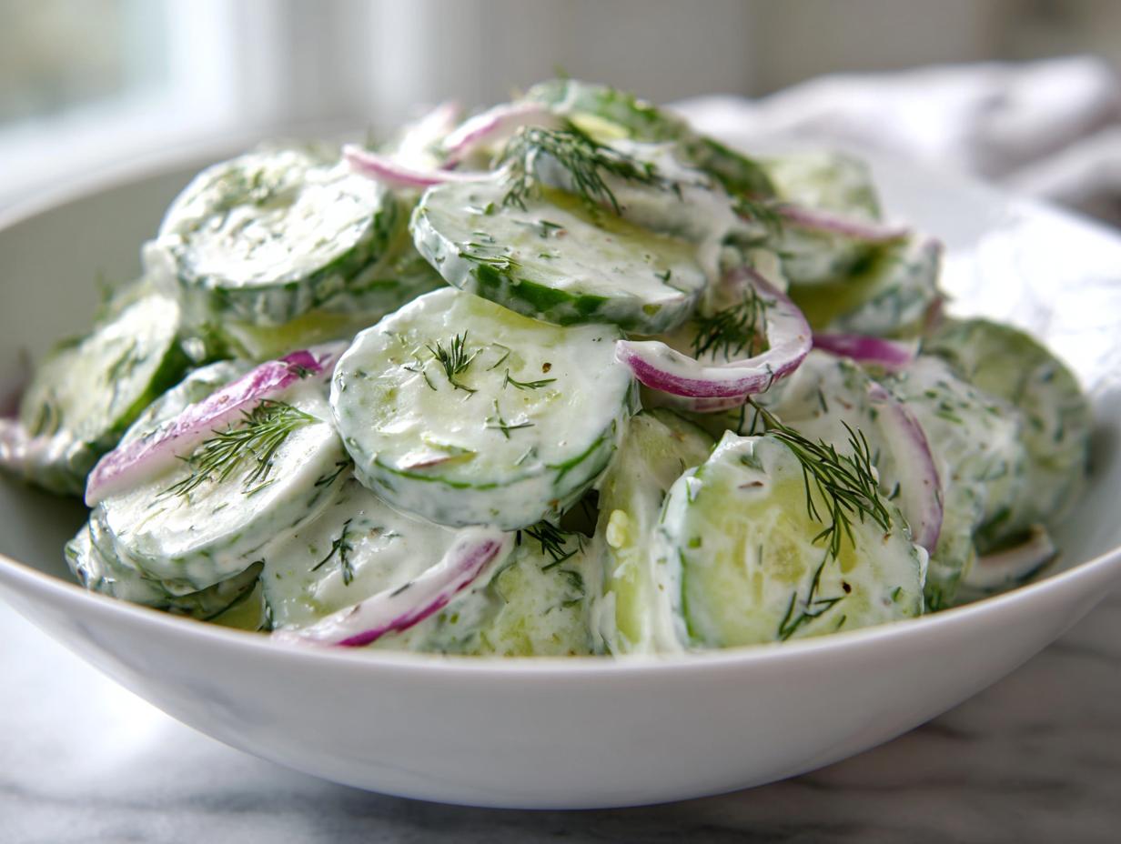 Creamy Cucumber Salad