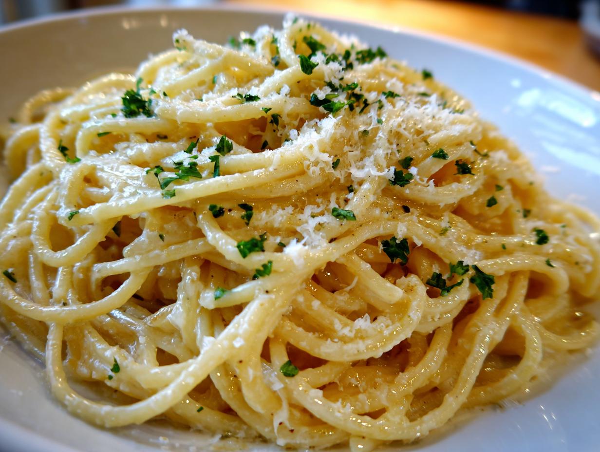 Creamy Garlic Parmesan Pasta