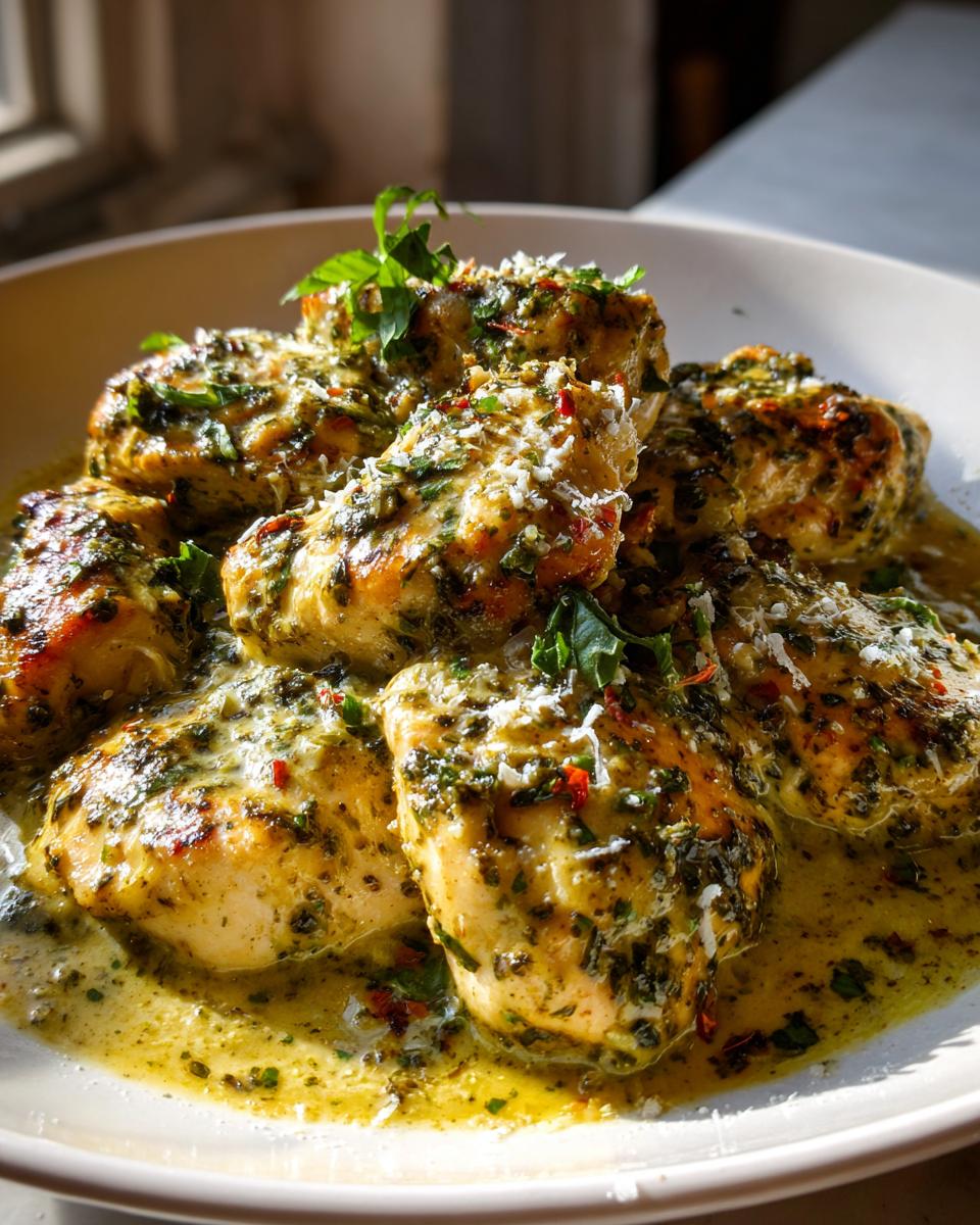 Creamy Pesto Chicken - detail 2