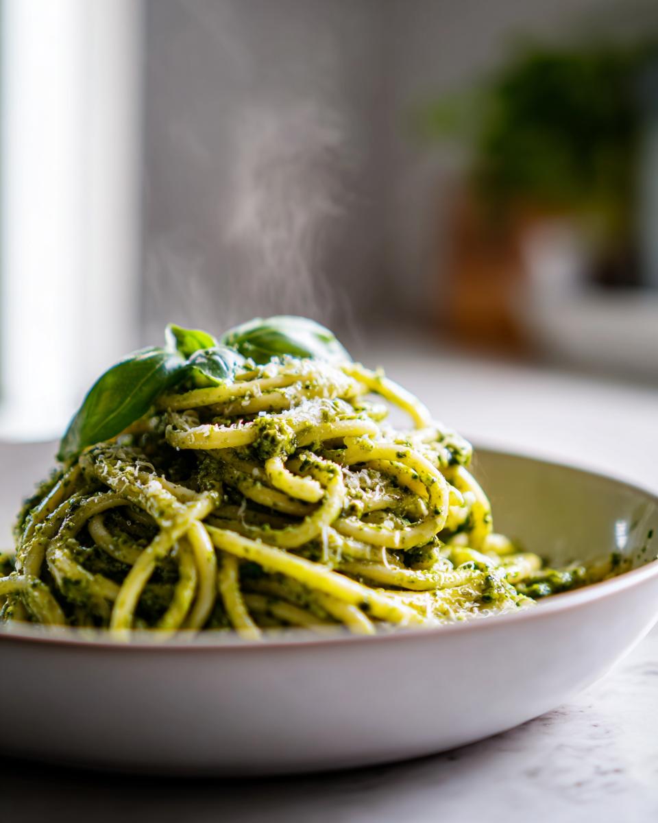 20-Minute Creamy Pesto Pasta That Will Blow Your Mind 3 Creamy Pesto Pasta - detail 1
