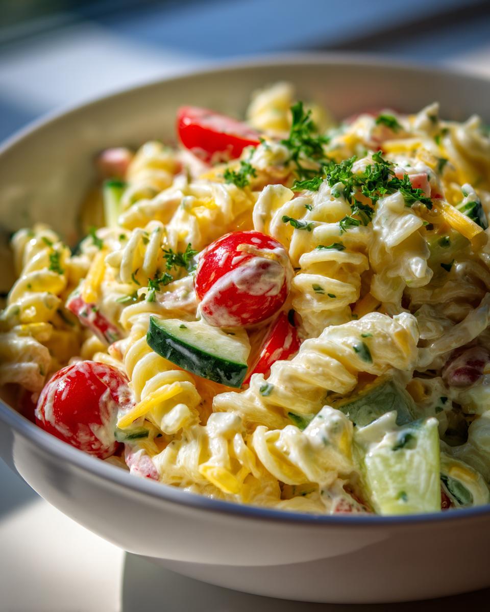 Creamy Ranch Pasta Salad - detail 1