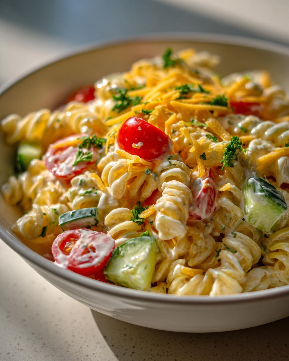 Creamy Ranch Pasta Salad - detail 2