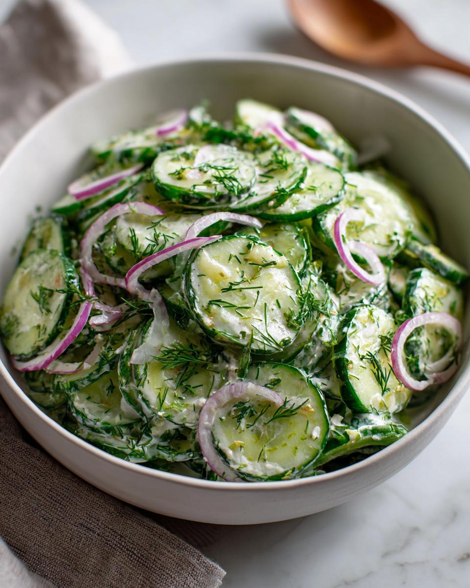Cucumber Dill Salad - detail 1