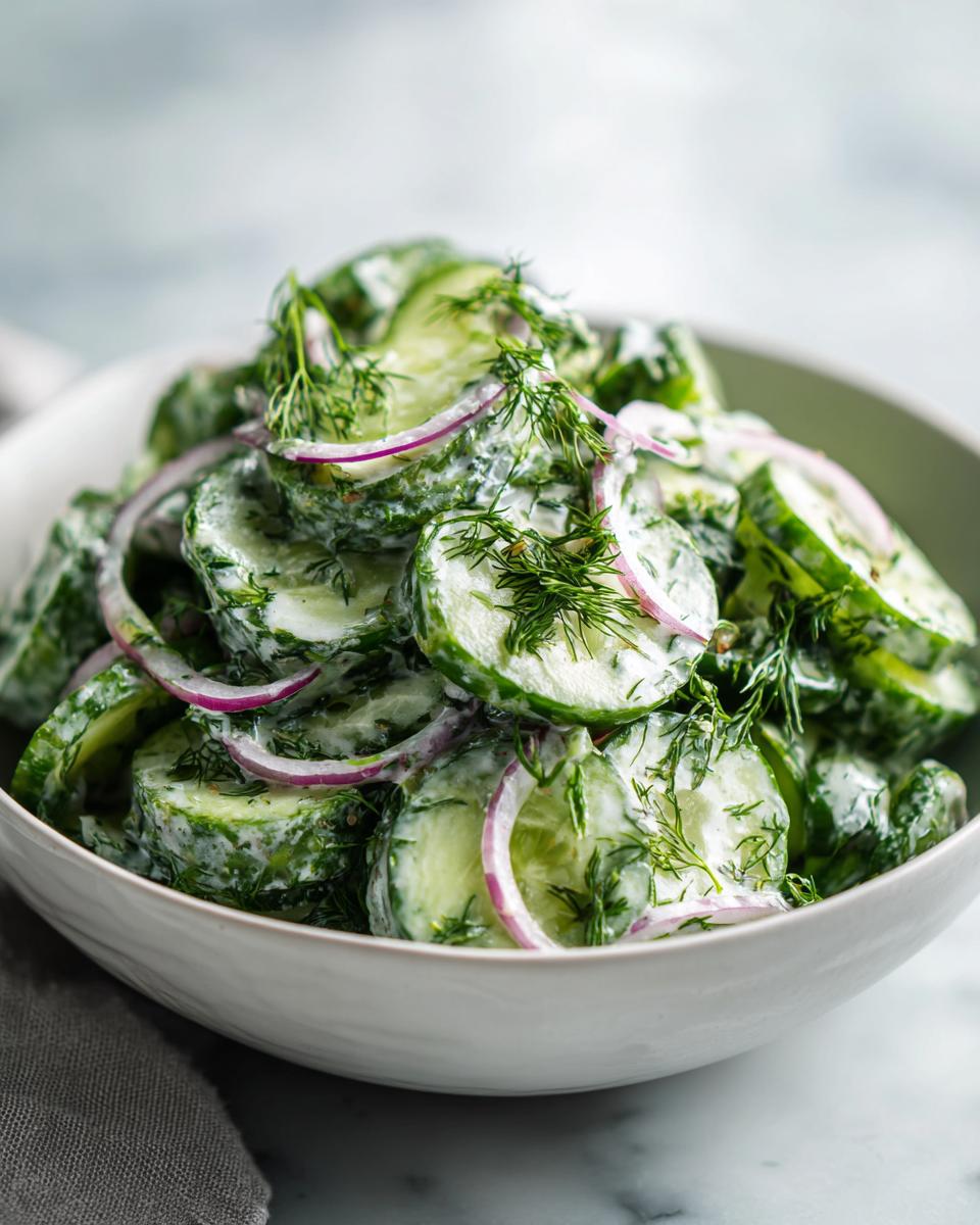 Cucumber Dill Salad - detail 2