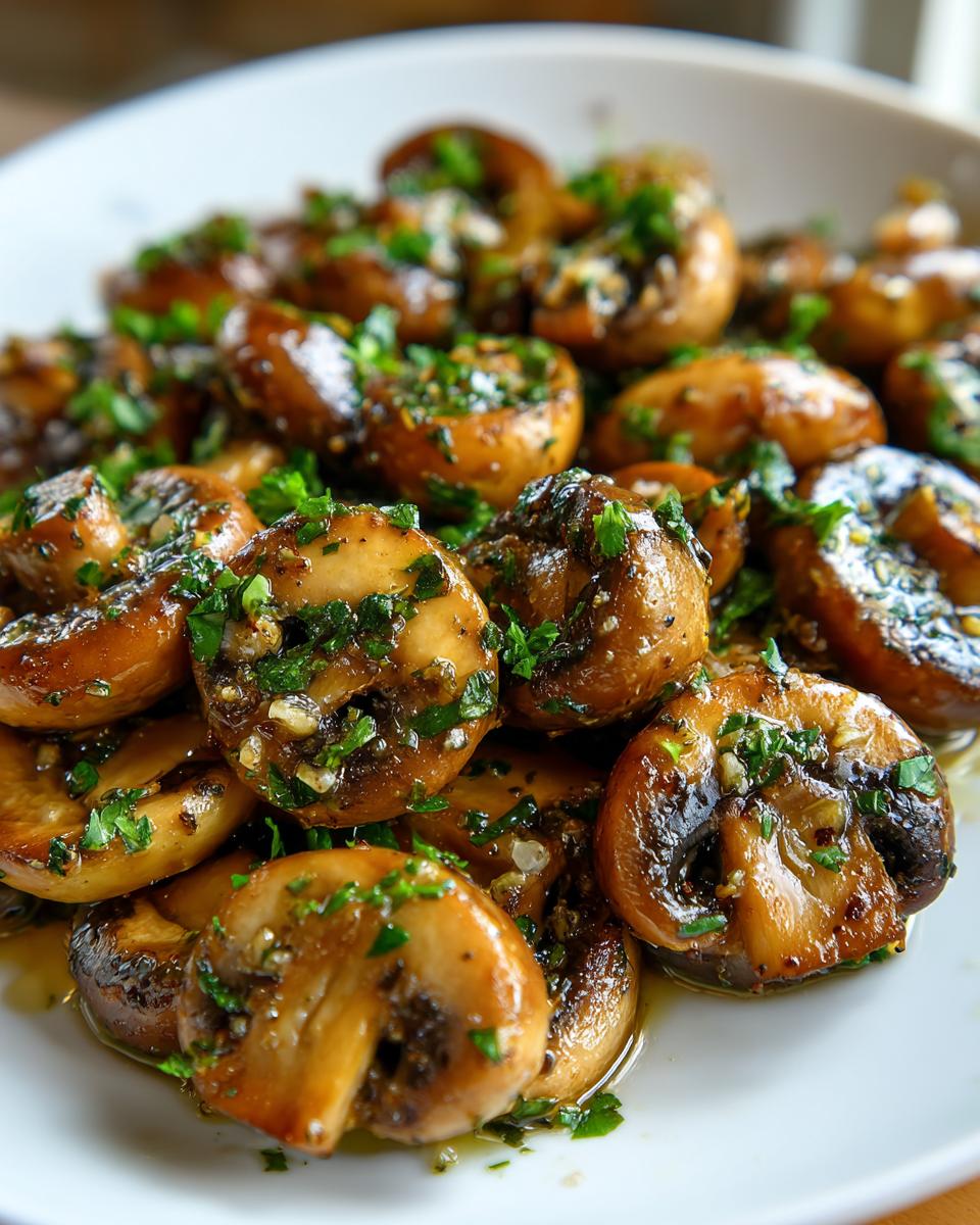 Garlic Butter Mushrooms - detail 1