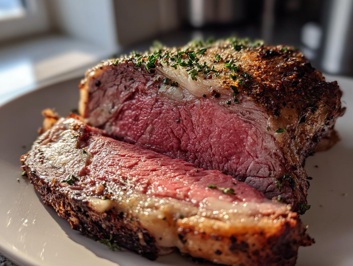 Garlic Herb Prime Rib