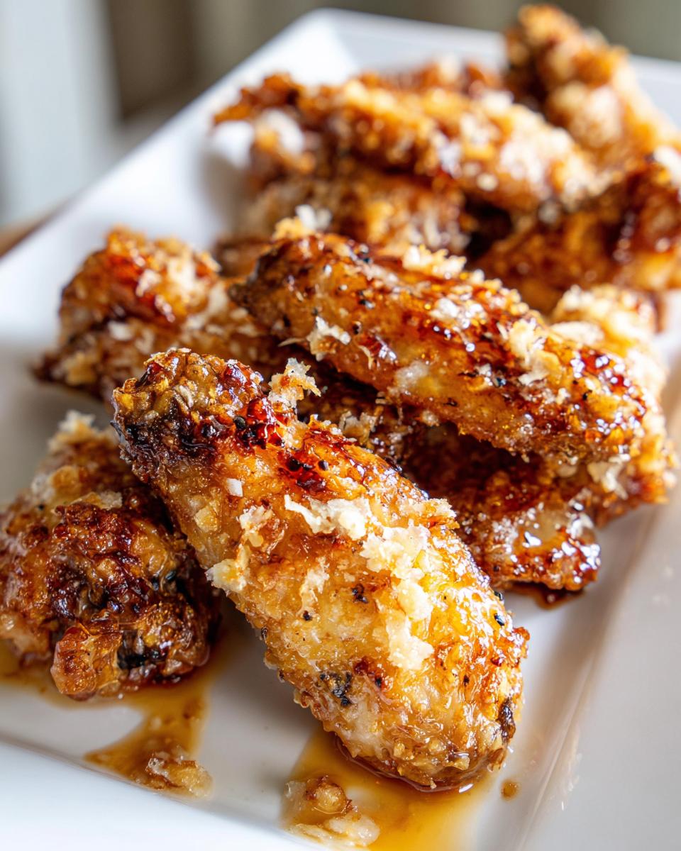Garlic Parmesan Chicken Wings - detail 2