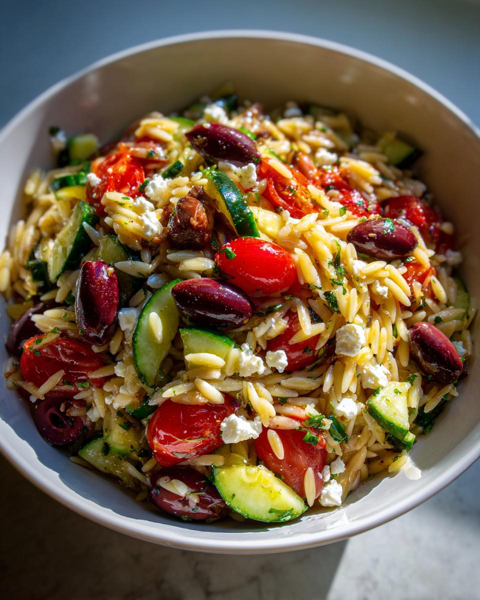 Greek Orzo Salad - detail 2