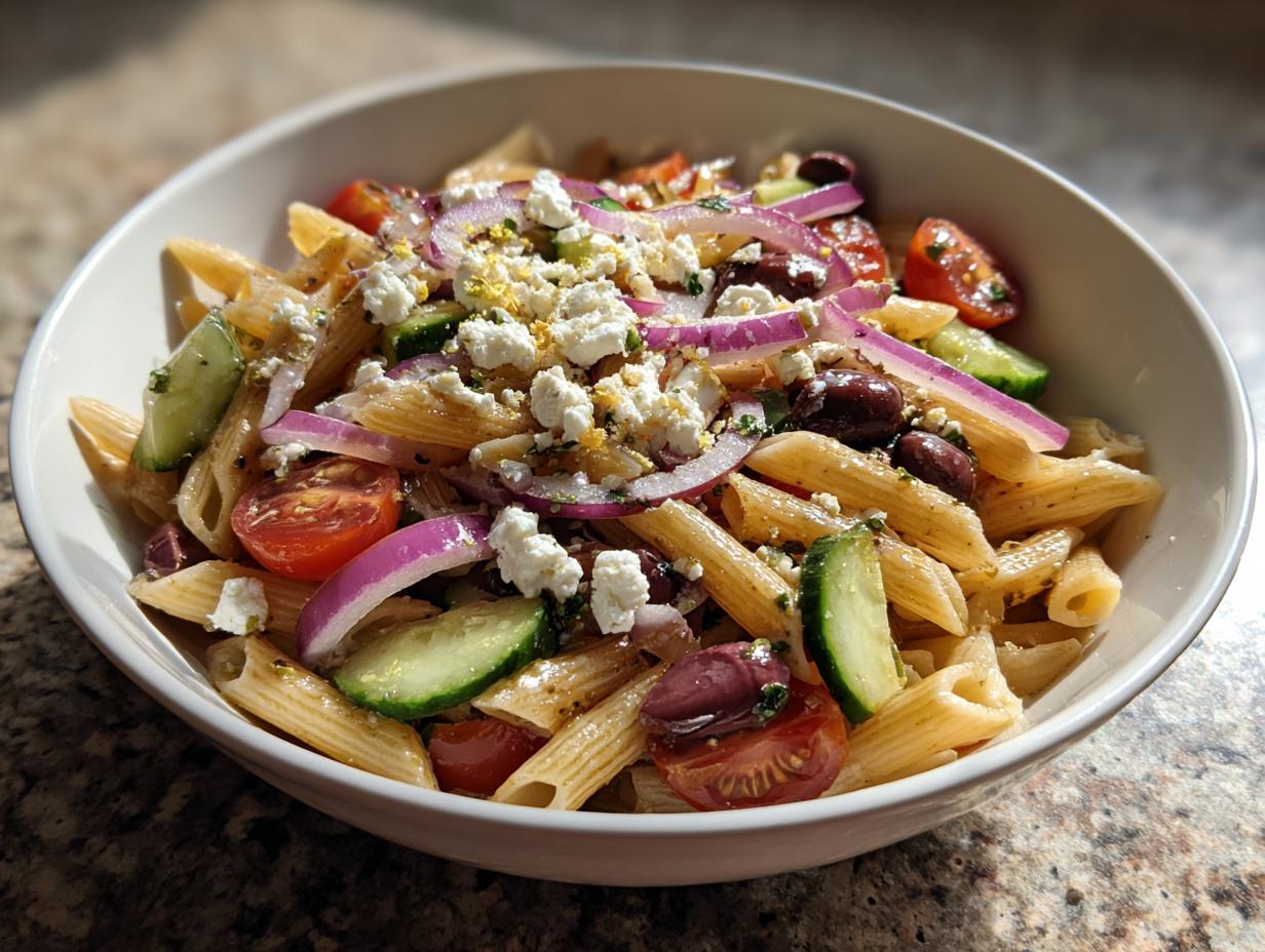 Greek Pasta Bowl
