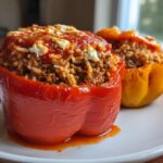 Irresistible Greek Stuffed Peppers Recipe in 45 Minutes 6 Greek Stuffed Peppers