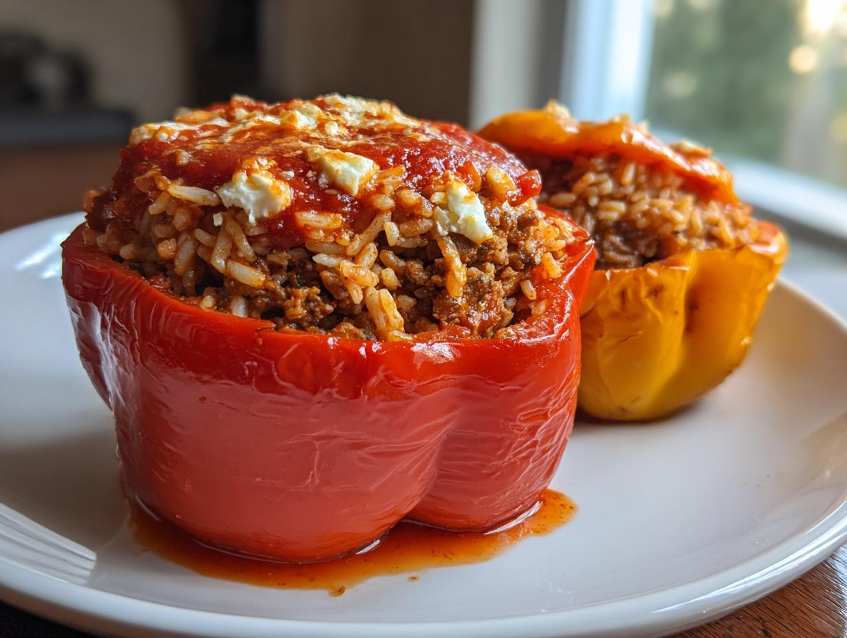 Greek Stuffed Peppers