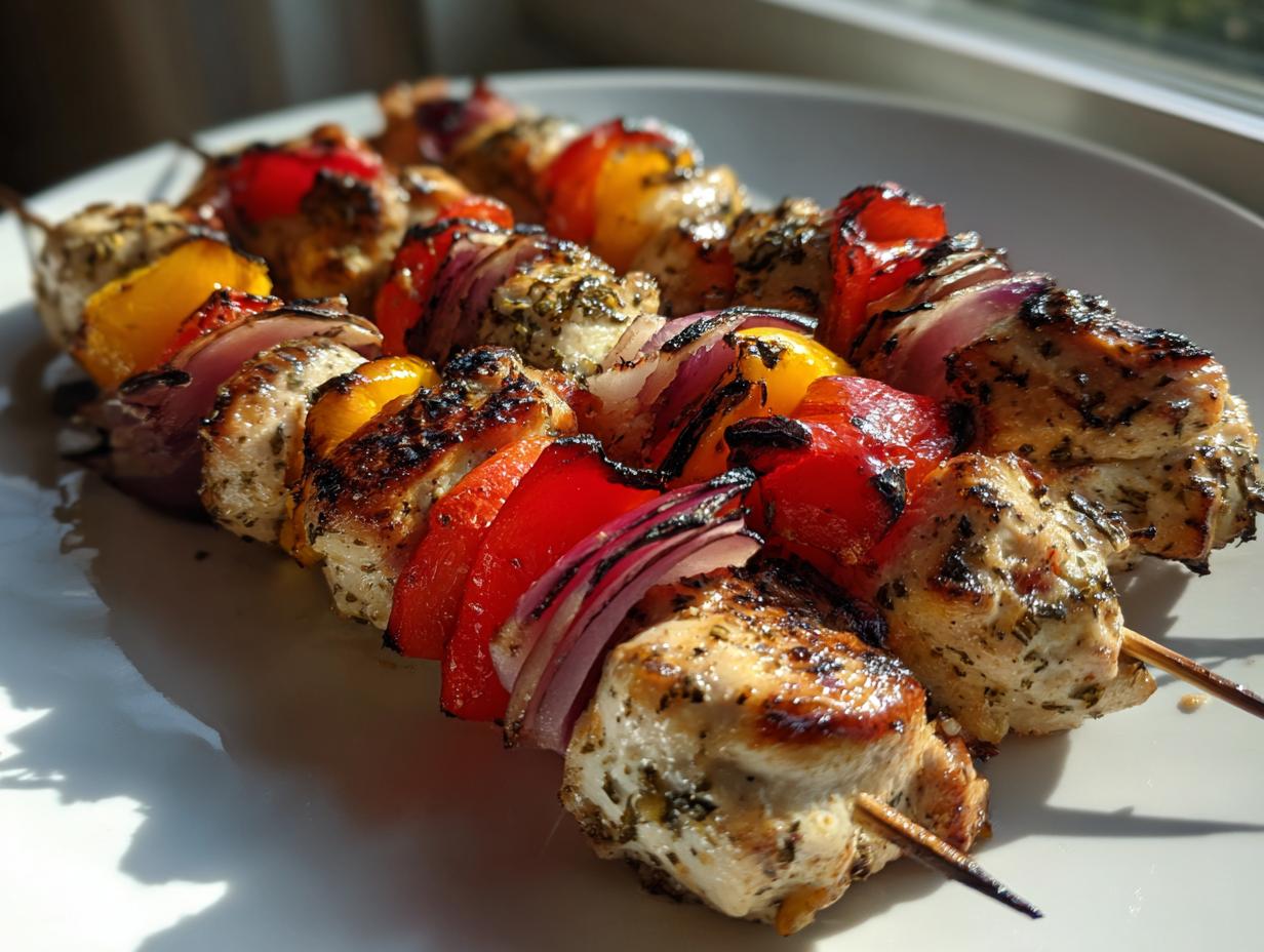 Grilled Chicken Kabobs