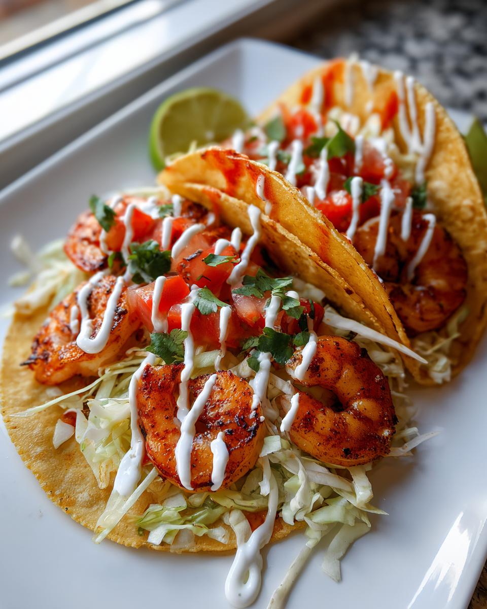 Grilled Shrimp Tacos - detail 1
